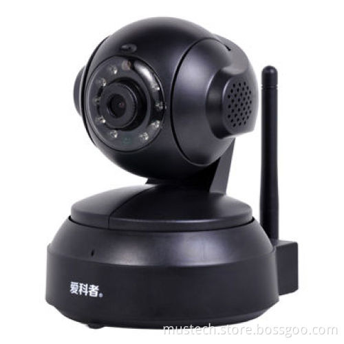 iPhone/Android control 0.3 megapixel p2p WiFi night vision IP camera supports two-way audio